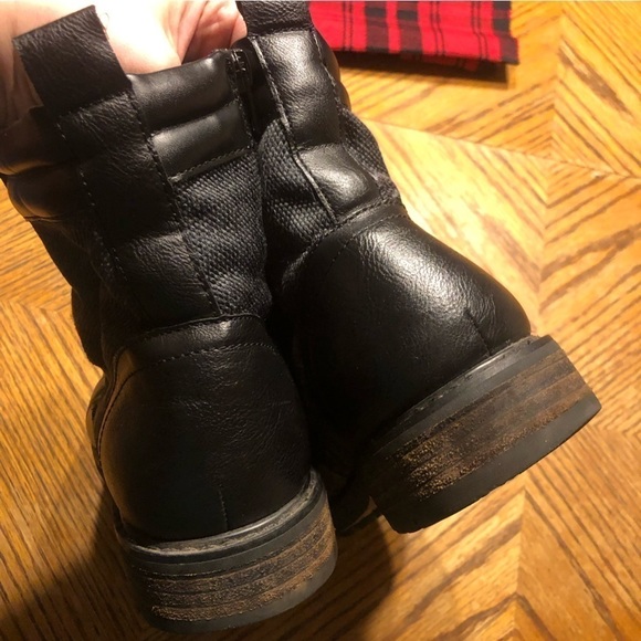 Jump Apparel Men’s J75 Garrison Black Lace-Up Leather Combat Boots Size 8 - Picture 3 of 12